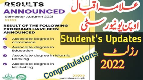 AIOU Result 2022 .